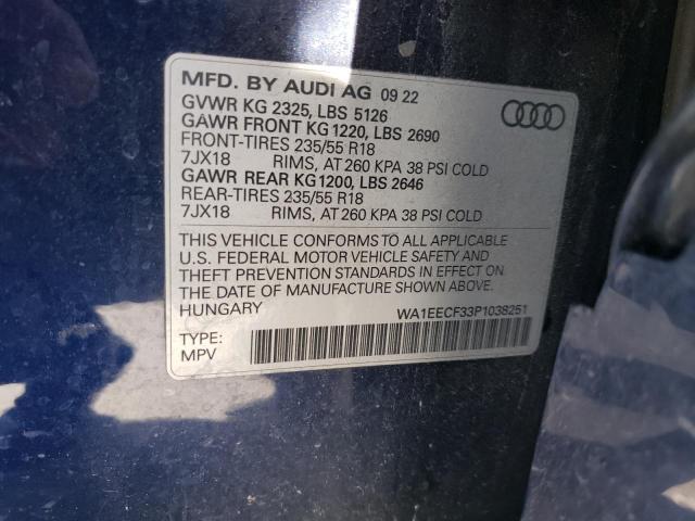 WA1EECF33P1038251 - 2023 Audi q3